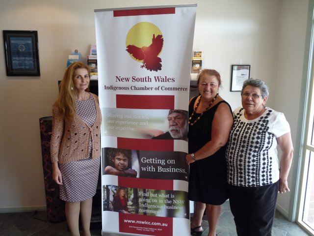 Debbie Barwick, Liz McEntyre and Joy Reid, Mandurah Hunter Indigenous Business Chamber, Rutherford 2014
